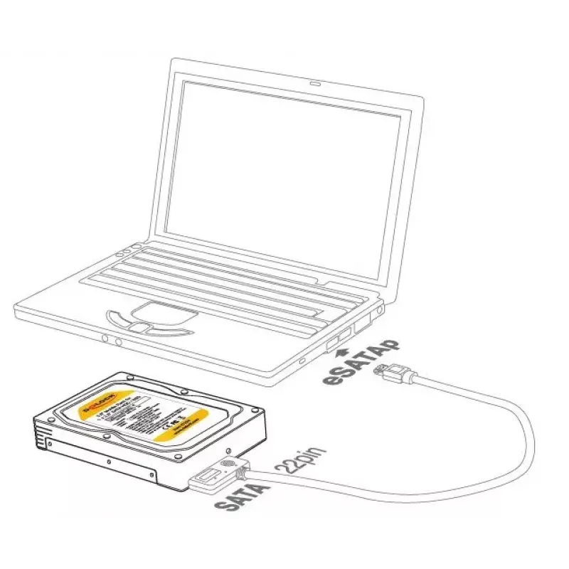Delock 3.5? Wechselrahmen für 1 x 2.5? SATA HDD / SSD (47224)