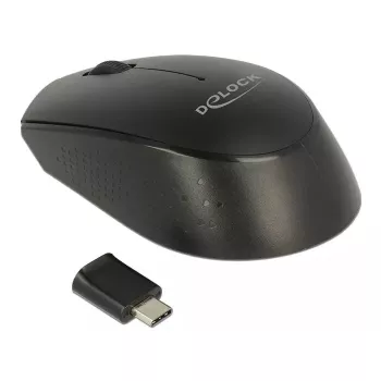 Mysz DeLOCK 12526 RF bezprzewodowa optyczna 1000 DPI