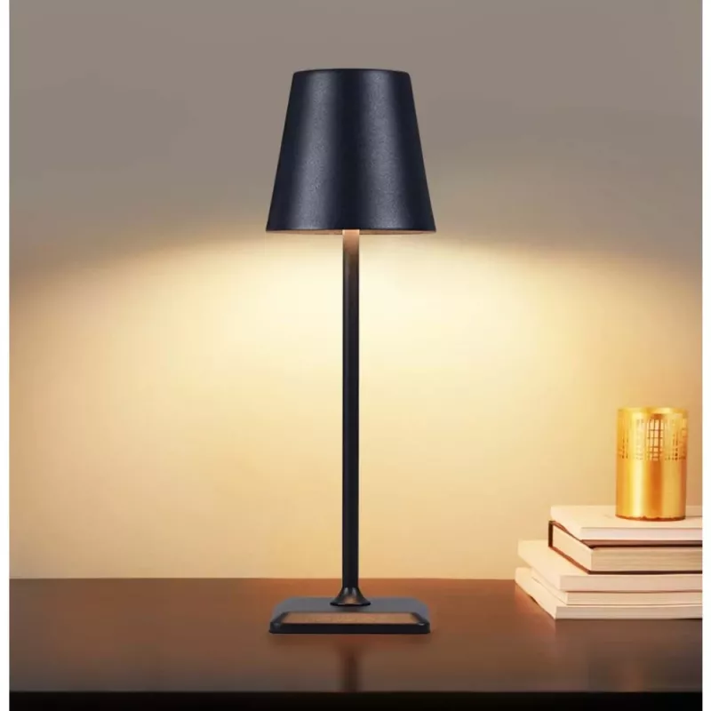 Techly I-LED LAMP-BK lampa stołowa Niewymienna żarówka(-ki) 3 W E czarna