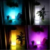 Techly I-LED flowerpot Biały Tworzywo sztuczne 1 szt.