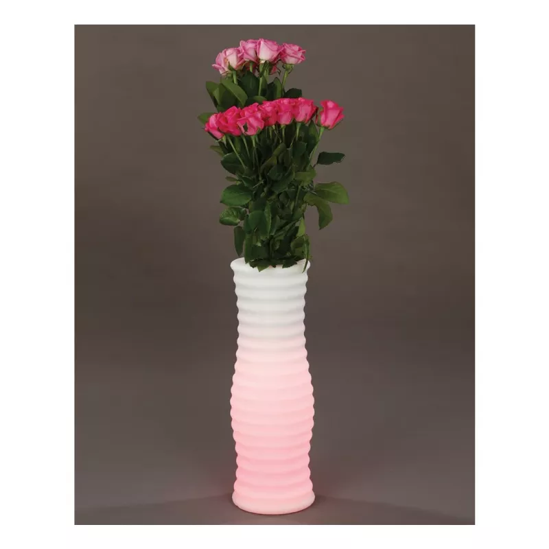 Techly I-LED flowerpot Biały Tworzywo sztuczne 1 szt.