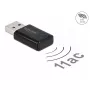 Karta sieciowa DeLOCK 12550 WLAN USB dwuzakresowa Wi-Fi 5