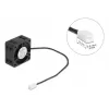 DELOCK 67287 wentylator osiowy 4 cm, 5 V DC, łożysko kulkowe, 0,19 m³/h, czarny