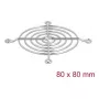 Kratka wentylatora DELOCK 67306 — metalowa 75,5 × 75,5 mm do wentylatorów komputerowych