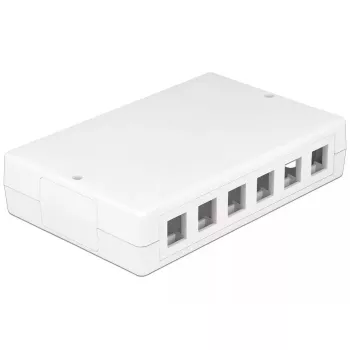 Puszka elektroinstalacyjna DeLOCK 86172 stal nierdzewna biała 111,6x171x38 mm