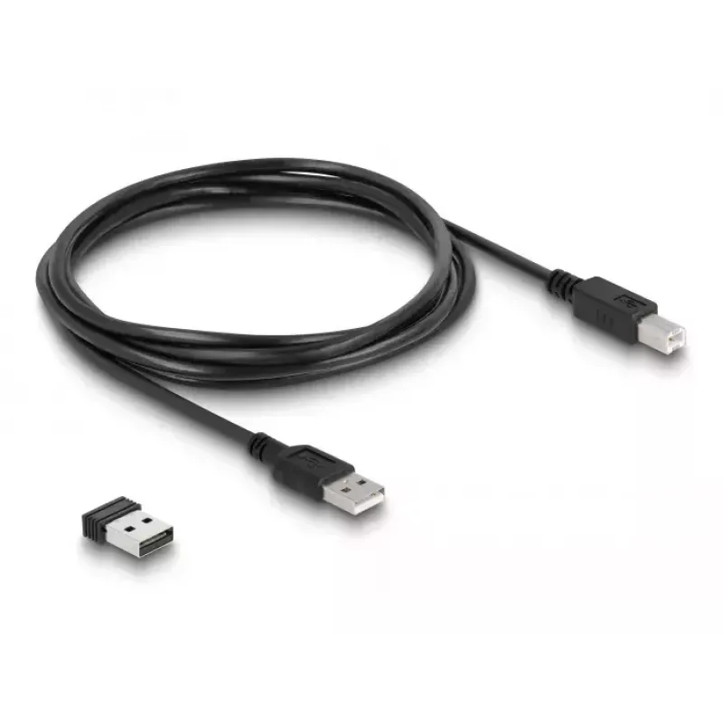 Ręczny skaner kodów kreskowych DeLOCK 90587 1D 2D bezprzewodowy Bluetooth USB biały