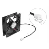 Wentylator do obudowy komputera DELOCK 92 mm 5 V DC łożysko kulkowe 1,02 m³/h Czarny (model 67291)