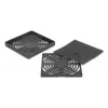Osłona wentylatora DELOCK 67312, ABS czarny, 96,5×96,5 mm, rozstaw otworów montażowych 92,5×92,5 mm