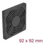 Osłona wentylatora DELOCK 67312, ABS czarny, 96,5×96,5 mm, rozstaw otworów montażowych 92,5×92,5 mm