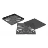 Kratka wentylatora DELOCK 67313, ABS czarna, 125×125 mm, rozstaw otworów montażowych 105×105 mm