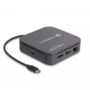 Stacja dokująca DeLOCK Thunderbolt 3 Mini 8K DisplayPort HDMI USB LAN Audio PD 3.0
