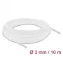 Oplot pleciony DeLOCK 20692 10 m x 3 mm biały