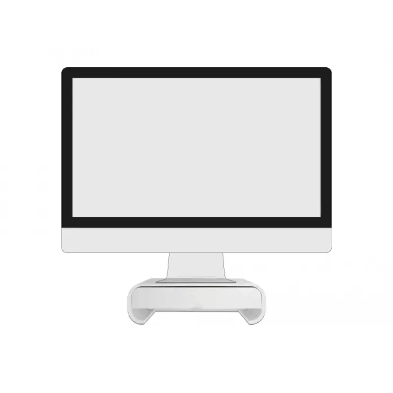 Podstawka pod monitor DeLOCK 18324 z szufladą biała