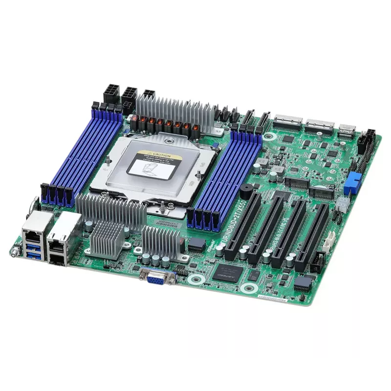 Płyta główna ASROCK TURIND8UD-2T/X550 - AMD SoC, Socket SP5, 8x DIMM, do 256 GB, 10GbE Intel X550-AT2