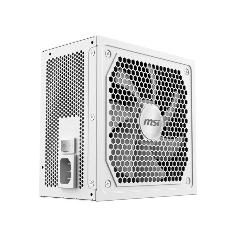 Zasilacz MSI MAG A1000GL PCIE5 biały 1000 W ATX 24-pin, 80 PLUS Gold, wentylator 135 mm