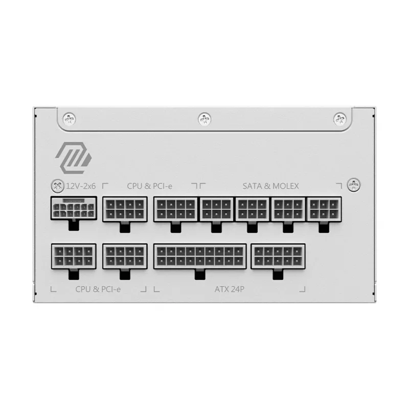 Zasilacz MSI MAG A1000GL PCIE5 biały 1000 W ATX 24-pin, 80 PLUS Gold, wentylator 135 mm