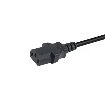 Kabel zasilający EQUIP 112111 — CEE7/7 na IEC C13, H05VV-F3G, 3 m, 10 A, 250 V, czarny