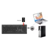 CONCEPTRONIC USB klawiatura with Smart ID Card Reader KAYNE01IT — Pełnowymiarowa, 105 klawiszy, układ włoski, przewodowa, kabel 1,5 m, czarna