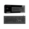 CONCEPTRONIC USB klawiatura with Smart ID Card Reader KAYNE01IT — Pełnowymiarowa, 105 klawiszy, układ włoski, przewodowa, kabel 1,5 m, czarna