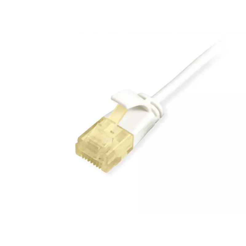 Equip Cat.6A U/UTP cienki Patch kabel 0.5m biały 10000 Mbit/s