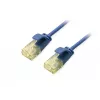 Equip Cat.6A U/UTP cienki Patch kabel, 0,25 m, niebieski