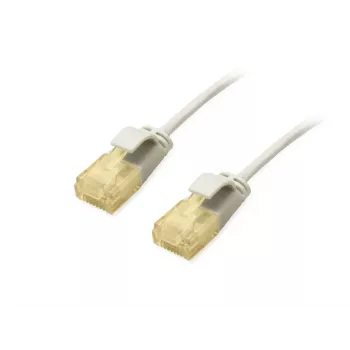 Equip Cat.6A U/UTP cienki Patch kabel 1.0m Szary 10000 Mbit/s