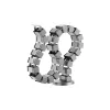 Osłona kabli Equip Deluxe kabel Management Spine szara