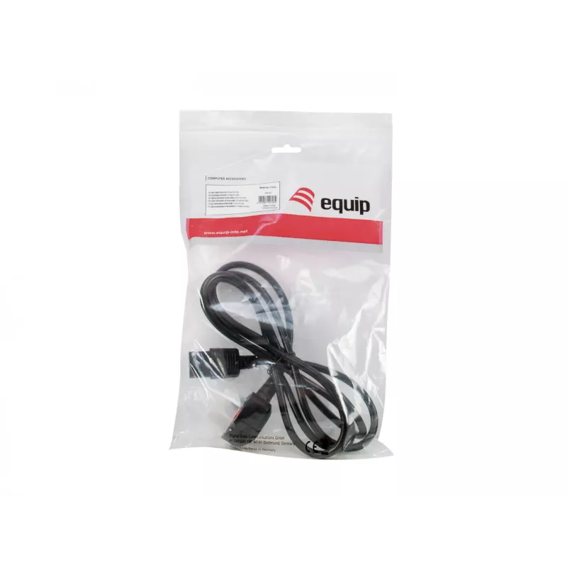 Equip kabel zasilający UK, C13 na BS1363, 2m, czarny, bezpiecznik 10A