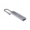 Equip USB-C 6 w 1 Multifunkcyjny Adapter, HDMI 4K/30Hz, USB-C x 4 , USB-A x 1, 5Gbps, 100W USB PD