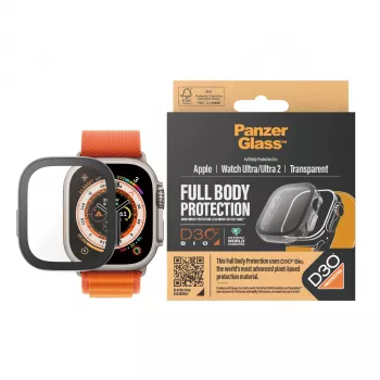 PanzerGlass ® Full Body Transparent z D3O® Apple Watch Ultra | Ultra 2 | 49mm