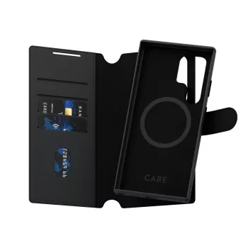 Etui telefonu PanzerGlass CARE Feature Case Tango Two-in-One Wallet, kompatybilne z Samsung Galaxy S24 Ultra, przezroczysty