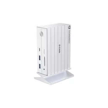 D-Link DUF-E01/E stacja dokująca/replikator portów do laptopa Przewodowa Thunderbolt 4 Biały
