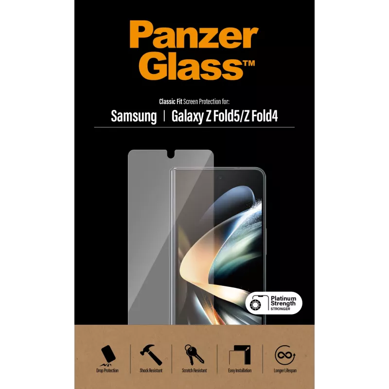 Szkło ochronne PanzerGlass Samsung Galaxy Z Fold4 Antybakteryjne Odporne na zarysowania