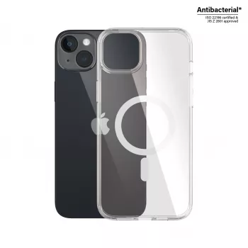 PanzerGlass ® HardCase Transparent w. biały MagSafe iPhone 14 Plus