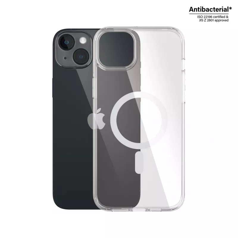 PanzerGlass ® HardCase Transparent w. biały MagSafe iPhone 14 Plus
