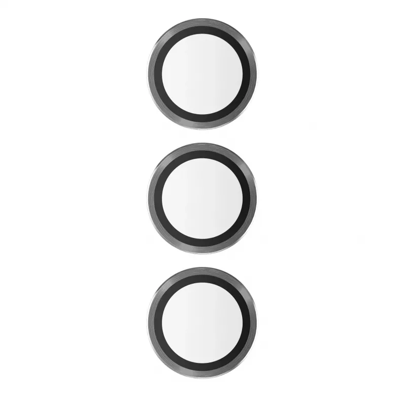 PanzerGlass Hoops Osłona Obiektywu Aparatu Samsung Galaxy S23 FE Czarny Odporny na Zarysowania i Wstrząsy