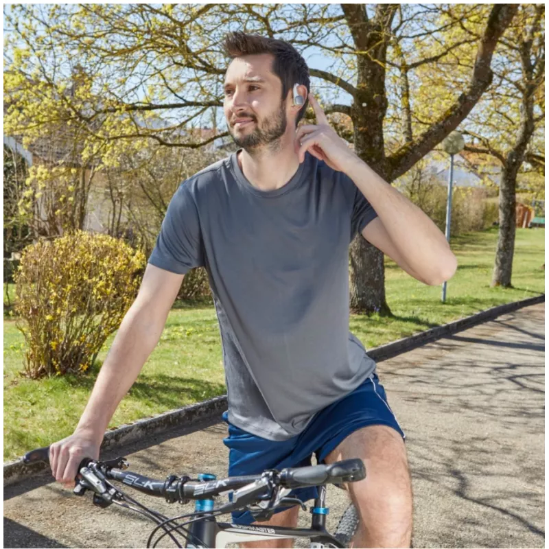 Hama Spirit Athletics Zestaw słuchawkowy True Wireless Stereo (TWS) Ear-hook Sportowy Bluetooth Biały, Żółty