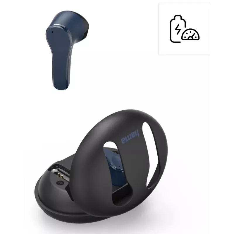 Hama Spirit Unchained Headset True Wireless Stereo (TWS) In-ear Calls/Music Bluetooth Czarny, niebieski
