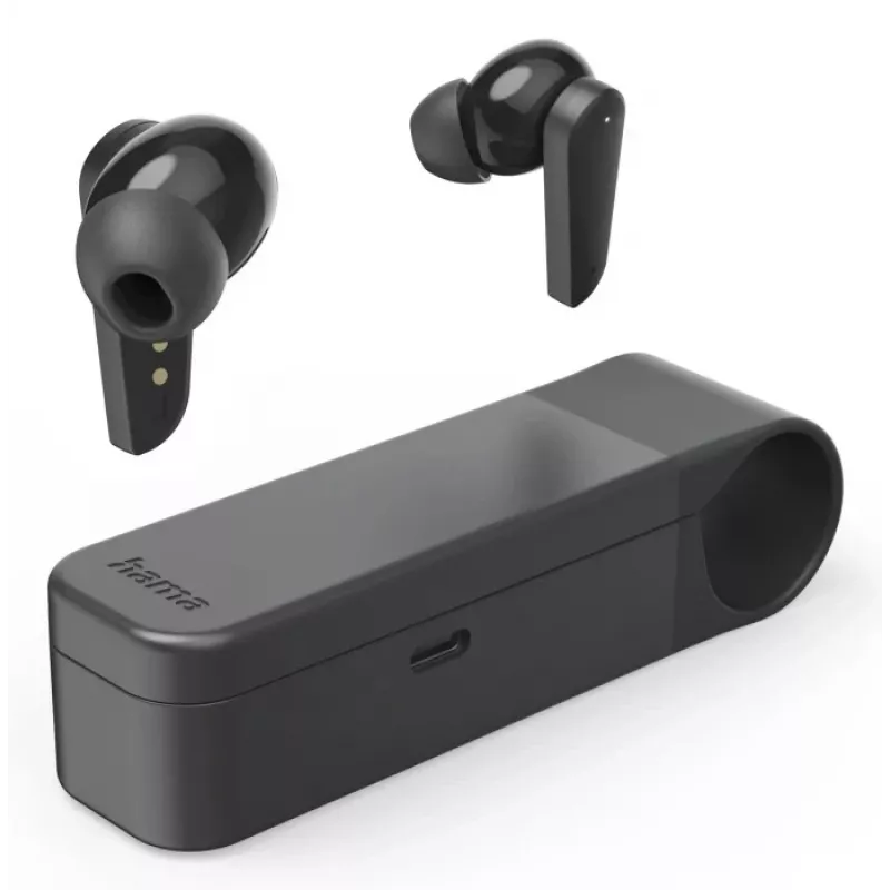 Hama Spirit Pocket II Zestaw słuchawkowy True Wireless Stereo (TWS) Douszny Rozmowy/Muzyka Bluetooth Czarny
