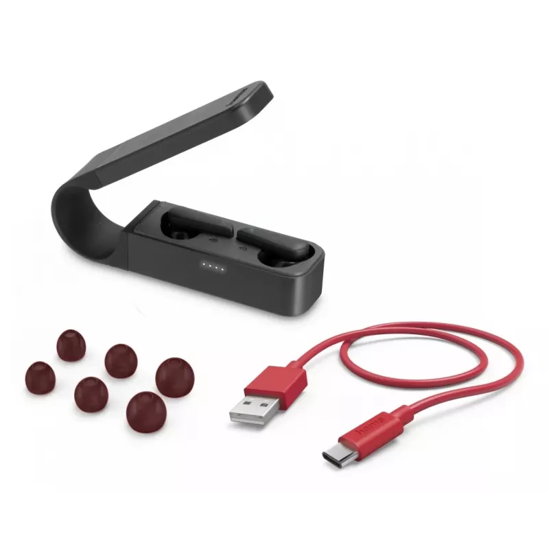 Hama Spirit Pocket II Zestaw słuchawkowy True Wireless Stereo (TWS) Douszny Rozmowy/Muzyka Bluetooth Czarny