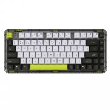 ASUS Jelly75 KD201 klawiatura mechaniczna, układ 75%, USB, RF Wireless i Bluetooth, wielokolorowa