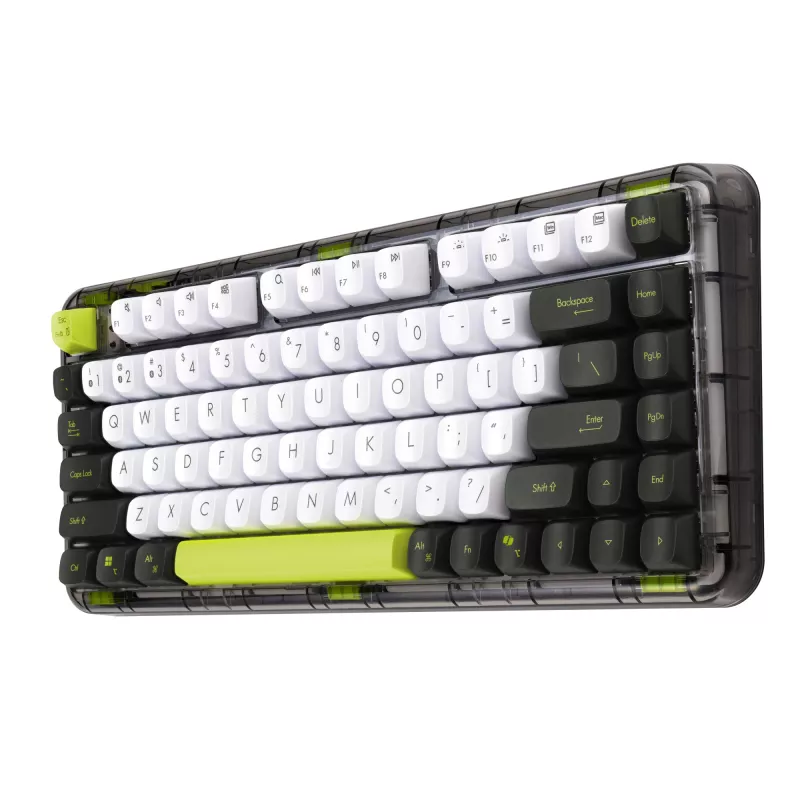ASUS Jelly75 KD201 klawiatura mechaniczna, układ 75%, USB, RF Wireless i Bluetooth, wielokolorowa