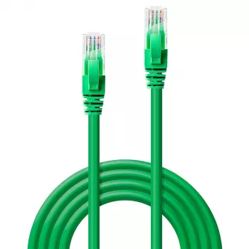 Kabel sieciowy Lindy 0,3 m kat. 6 U/UTP, zielony, 0,3 m, Cat6, U/UTP (UTP), RJ-45, RJ-45, zielony