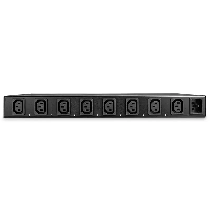 Lindy IPower Switch Pro 8 (zarządzanie zasilaniem przez IP), Wewnętrzny, Gniazdo C14, Czarny, Stal, 8 gniazd AC, Zabezpieczenie przed przegrzaniem