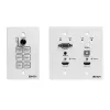 Lindy HDBaseT Presentation System with Control Keypad, 3840 x 2160 pikseli, nadajnik i odbiornik AV, 70 m, przewodowy, czarny, biały, HDCP