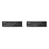 Lindy 100m Cat.6 Dual Head HDMI, USB i RS-232 Extender, Nadajnik i odbiornik, Przewodowy, 100 m, Cat6, 1920 x 1080 pikseli, Czarny
