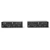 Lindy 100m Cat.6 Dual Head HDMI, USB i RS-232 Extender, Nadajnik i odbiornik, Przewodowy, 100 m, Cat6, 1920 x 1080 pikseli, Czarny