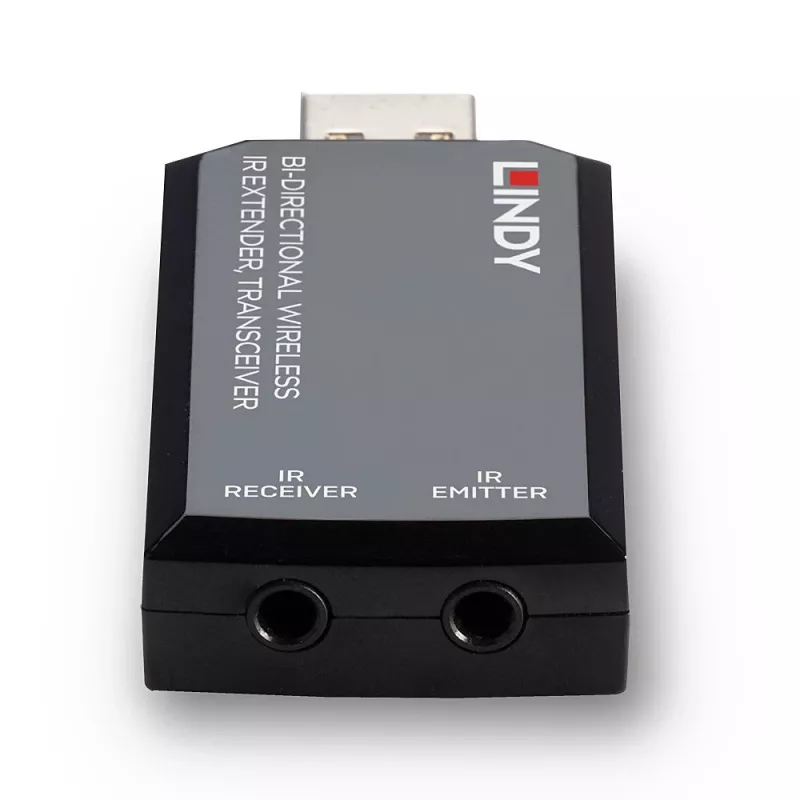 Lindy Bi-directional Wireless IR Extender, transceiver, AV transmitter & transceiver, 150 m, Wired, Czarny
