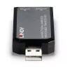 Lindy Bi-directional Wireless IR Extender, transceiver, AV transmitter & transceiver, 150 m, Wired, Czarny