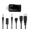 Lindy Bi-directional Wireless IR Extender, transceiver, AV transmitter & transceiver, 150 m, Wired, Czarny